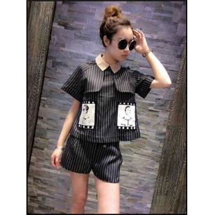 Set áo túi đắp quần short