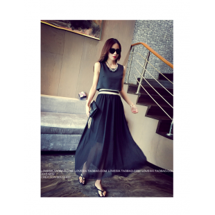 Maxi phối áo giả xinh xắn