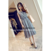 Đầm maxi caro nữ tính