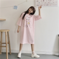 Đầm suông hồng cute