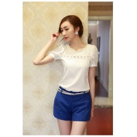 Quần short xanh nữ tính