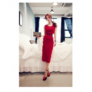 Đầm maxi dáng bút chì