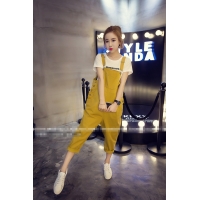 Quần yếm lửng dễ thương