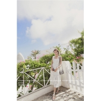 Maxi ren trắng dịu dàng