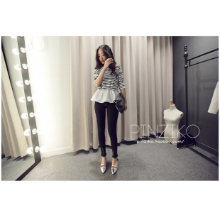 Áo thun dáng peplum dễ thương