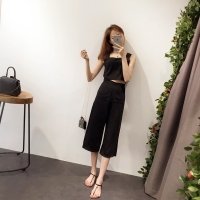Set áo croptop dây quần ngố