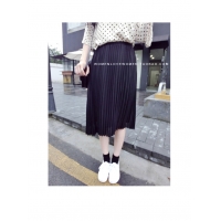Chân váy xếp ly midi