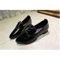 Giày oxford đen cột dây