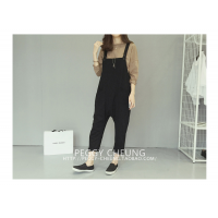 Quần yếm thun phom thụng