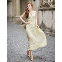 Đầm maxi dập ly sang trọng