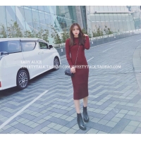 Đầm maxi dáng bút chì