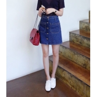 Chân váy jeans chữa A 