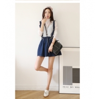 Chân váy xòe yếm tháo rời