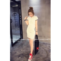 Bộ đầm thể thao trắng