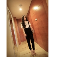 Quần tây phối 2 dây trẻ trung