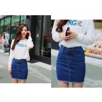 CHÂN VÁY JEANS ÔM