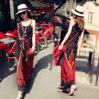Maxi họa tiết 2 dây