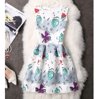 Đầm xòe họa tiết chữ X