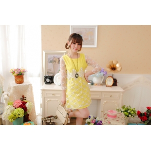 Đầm suông ren dự tiệc