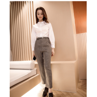 Quần âu kèm belt thanh lịch
